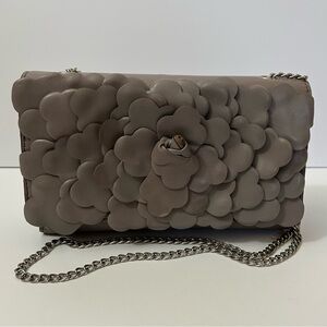 Patricia Nash - Galina Petal Collection Leather Crossbody Bag in Stone color